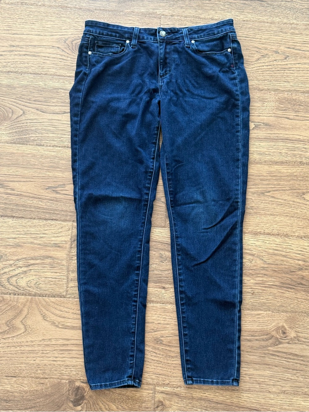 PAIGE Dark Blue Peg Super Skinny Jeans Sz 29